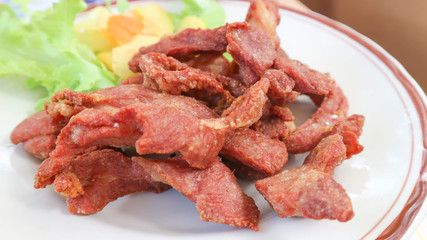 fried pork dish