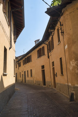 Inzago (Milan, Lombardy, Italy): old street