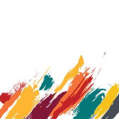 vector illustration of abstract splatter color background