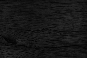 black wood background texture table top view. Blank copy space for design