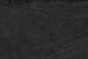 black wood background texture table top view. Blank copy space for design