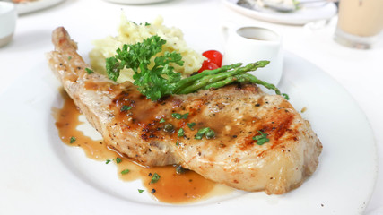 pork chop or grilled pork