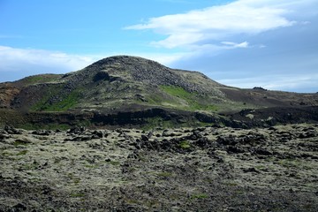 Lava field, Blue Mountains, Iceland