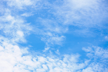 blue sky with clouds nature abstract background