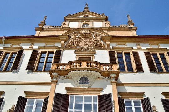 Schlo&szlig; Eggenberg in Graz (Steiermark) - Vorderfront
