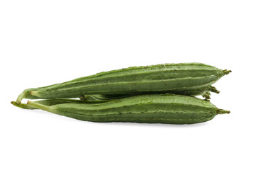 Thai zucchini isolated on white background.
