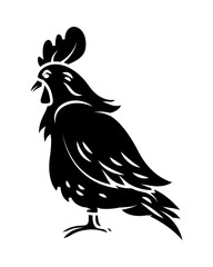 Rooster Silhouette