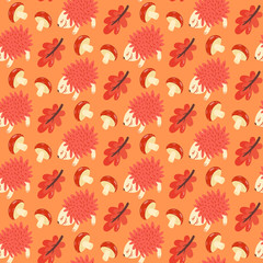 Seamless autumn pattern