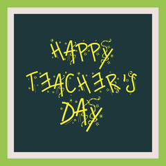 Happy Teachers Day.