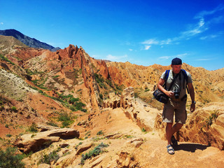 Man photographer travels