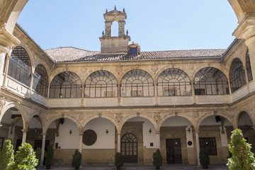 San Juan Evangelista University chapel cloister, old university, Baeza, Spain