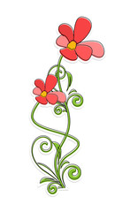 Vector Flowers Decorative Elements