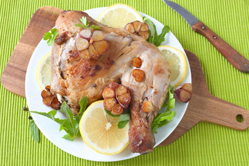 Knoblauch- Hähnchen
