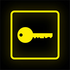 Neon Button App - Schlüssel