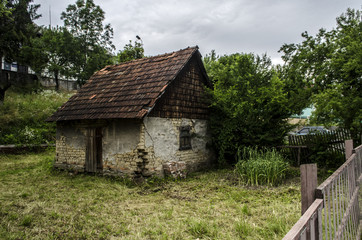 Fototapeta na wymiar chaty Ukraina Zakarpacie 