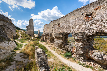 Ruins of medieval castle 