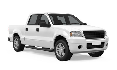 Pickup Truck Isolated © nerthuz