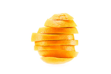 Obraz na płótnie Canvas fresh sliced orange