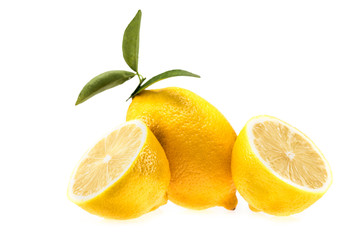 yellow juicy lemons