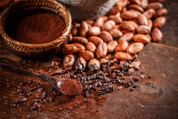Organic cacao beans