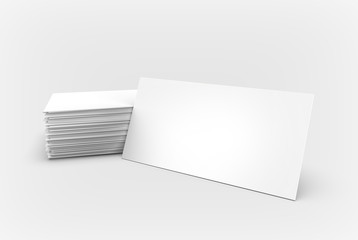 Business cards blank mockup, template, on a light background. 