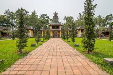 Gardens of the Pagoda of the Celestial Lady, Hué, Vietnam