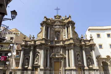 Baroque Church of Sant'Anna la Misericordia in Palermo