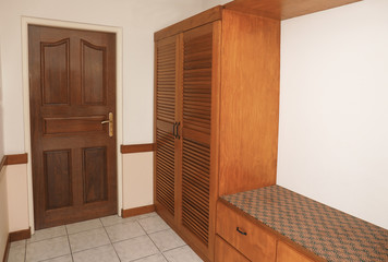 Interior of modern hotel room