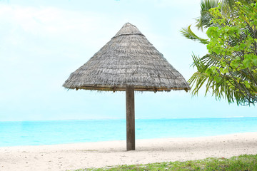 Sea beach at tropical resort