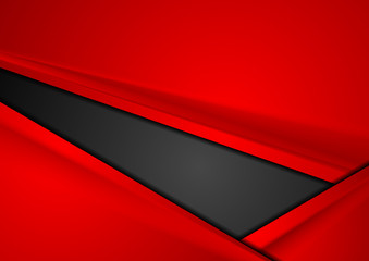 Red and black tech corporate contrast background