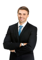  Businessman, isolated on white