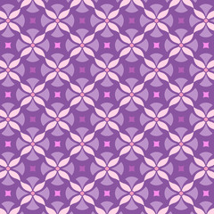 Purple floral seamless pattern