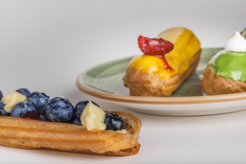 Brewed cake eclairs