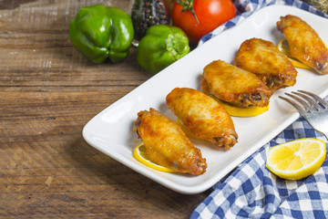Lemon Chicken Wings