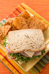 Lunch Healthy Sandwich Ham Turkey Cheese