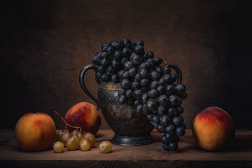 Still life- natural grapes