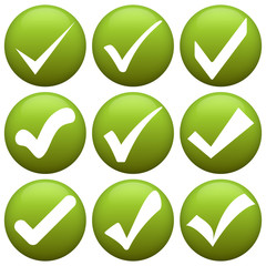 green check marks