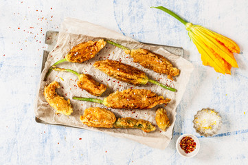 Fried Zucchini Flowers