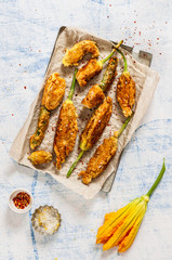 Fried Zucchini Flowers