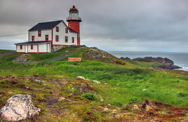 Fototapeta na wymiar Ferryland Lighthouse Newfoundland