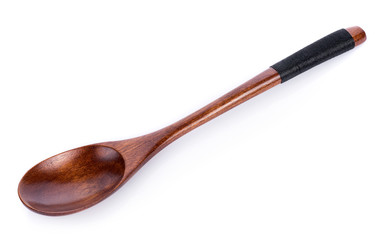 Wooden Spoon isolated on white background