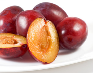 Image of plums close-up