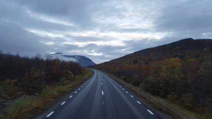 northern sweden during autumn