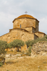 Fototapeta na wymiar Jvari Monastery, a Georgian Orthodox monastery near Mtskheta, eastern Georgia