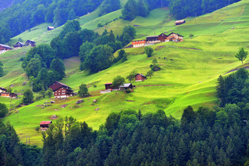 Stunning alpine landscape in canton Uri, Switzerland