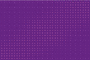 Comic pattern. Halftone background. Purple, violet color. 