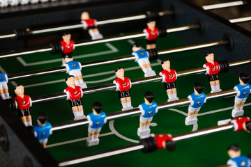 table football game, abstract light