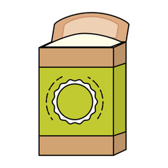 Natural medicine bottle icon vector illustration graphic design