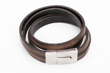 Fashion bracelet isolated on white background.