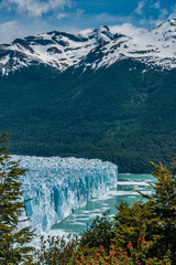 Perito Moreno glacier in a sunny day